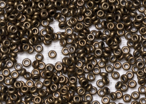 Бисер Япония DEMI 11/0 10г 0225 бронза/античное золото