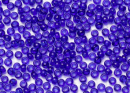 Бисер Чехия круглый 08/0 50 г 30100h прозрачный темно-синий квадратное отверстие
