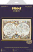 Набор для вышивания " PANNA" " Золотая серия" PZ- 1842 ( ПЗ- 1842 ) " Географическая карта мира" 